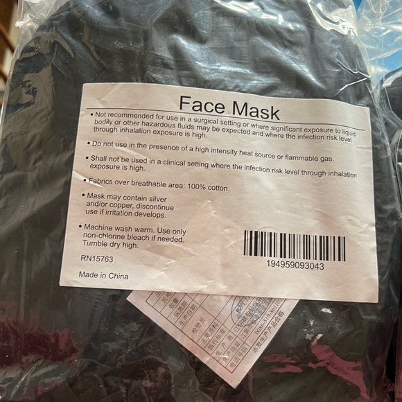 100% cotton face masks. - Picture 2 of 8